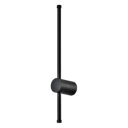 Happy Homewares Modern And Sleek Stick Style Ambient Led Wall Light Fitting In Matt Black Sand