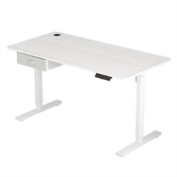 MCC Direct Electric Standing Desk Sit Stand Desk Height Adjustable Home Or Office Desk 100 Cm Width White - thumbnail 3