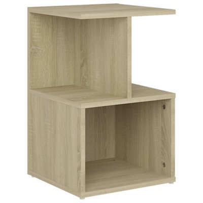 Berkfield Elegant Bedside Cabinet Sonoma Oak 35X35X55 Cm Engineered Wood - image 1