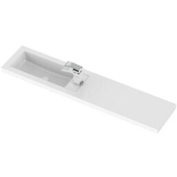 Hudson Reed 1200mm Freestanding Vanity Unit & Polymarble Basin Cbi508 - Anthracite Woodgrain - thumbnail 2