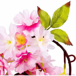 180Cm Cherry Blossom Garland, Artificial Cherry Blossoms, Hanging Silk Rattan Vine Garland For Wedding Party - thumbnail 6