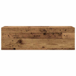 Walplus Bathroom Wall Cabinet Old Wood 100X25X30 Cm Engineered Wood - thumbnail 6