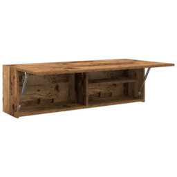 Walplus Bathroom Wall Cabinet Old Wood 100X25X30 Cm Engineered Wood - thumbnail 5
