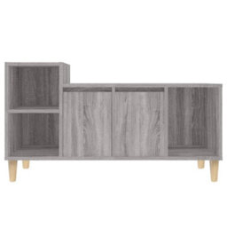 Berkfield Tv Cabinet Grey Sonoma 100X35X55 Cm Engineered Wood - thumbnail 6