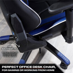 X Rocker Agility Esport Ergonomic Gaming Chair - Black / Blue - thumbnail 6