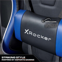 X Rocker Agility Esport Ergonomic Gaming Chair - Black / Blue - thumbnail 4