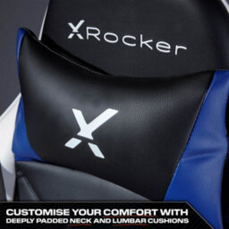 X Rocker Agility Esport Ergonomic Gaming Chair - Black / Blue - thumbnail 3