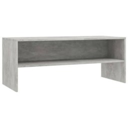 Berkfield Tv Cabinet Concrete Grey 100X40X40 Cm Engineered Wood - thumbnail 2