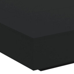 Berkfield Coffee Table With Led Lights Black 100X100X31 Cm - thumbnail 9