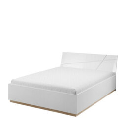 Arte Stylish Futura Ottoman Bed In White Gloss & Oak Riviera (W1870mm X H890mm X D2190mm) - Eu Super King Size With Under-Bed Storage - thumbnail 2