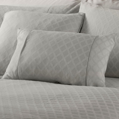 Dreams & Drapes Croma Premium Geometric Jacquard Filled Woven Cushion - image 1