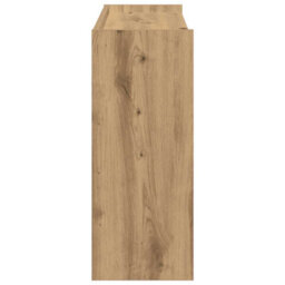 Berkfield Elegant Shoe Rack Artisan Oak 80X25X61.5 Cm Engineered Wood - thumbnail 5
