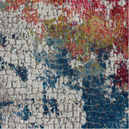 Multicolor Luxurious Modern Easy To Clean Floral Dining Room Bedroom And Living Room Rug-269Cm X 361Cm - thumbnail 9