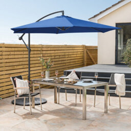 Christow 3M Banana Parasol With Crank & Locking Lever - thumbnail 2