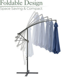Christow 3M Banana Parasol With Crank & Locking Lever - thumbnail 5