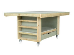 Arbor Garden Solutions Art/craft Table, Project Workbench With Storage V.2. (L-180 X D-122 X H-90Cm) - thumbnail 6