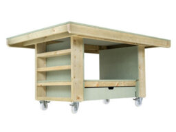 Arbor Garden Solutions Art/craft Table, Project Workbench With Storage V.2. (L-180 X D-122 X H-90Cm) - thumbnail 7