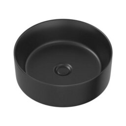 Affine 600mm Countertop Bathroom Vanity Unit Black Basin Sink Wall Hung Soft Close Oak - thumbnail 6