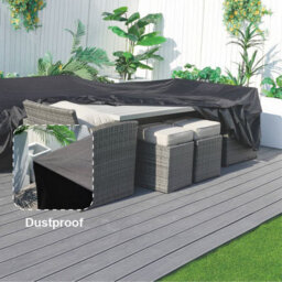 Abrihome Patio Furniture Covers Outdoor Waterproof Furniture Cover, 600D Garden Table And Chairs Set Covers - thumbnail 5