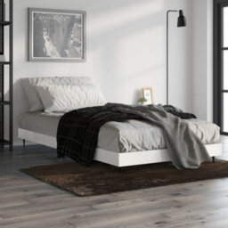 Berkfield Bed Frame High Gloss White 90X200 Cm Engineered Wood - thumbnail 4