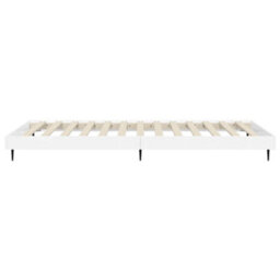 Berkfield Bed Frame High Gloss White 90X200 Cm Engineered Wood - thumbnail 7