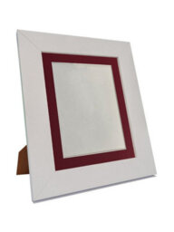 Frames By Post Metro White Frame With Red Mount A4 Image Size 9 X 6 - thumbnail 4