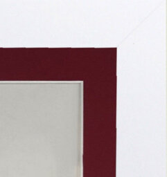 Frames By Post Metro White Frame With Red Mount A4 Image Size 9 X 6 - thumbnail 5