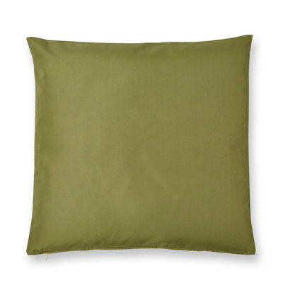 Pack Of 2 Sage Outdoor Scatter Cushions 45 X 45Cm, Water Resistant & Removable Covers