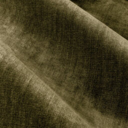 Yard Heavy Chenille Velvet Room Darkening Eyelet Curtain Pair Olive (W)168Cm X (D)229Cm - thumbnail 4