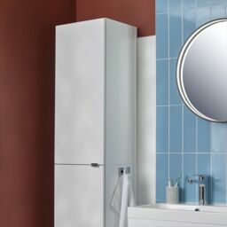 GoodHome Imandra Deep Gloss White Bathroom Single Wall Cabinet (H)90Cm (W)40Cm - thumbnail 7