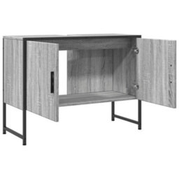 Berkfield Bathroom Sink Cabinet Grey Sonoma 80X33X60 Cm Engineered Wood - thumbnail 6