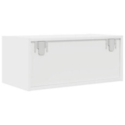 Berkfield Tv Cabinet White 60X31X25.5 Cm Engineered Wood - thumbnail 8