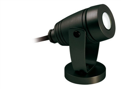 Luminosa Lighting Luminosa Waterproof Led 1 Light Outdoor Wall Light & Spike Spot Black Ip68 - image 1