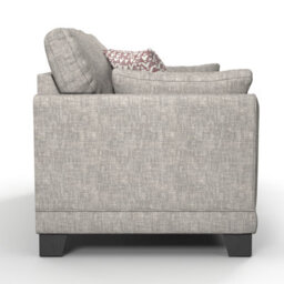 Furnishings For Less UK Hilliard Fullback Fabric 2 Seater Sofa Mist - thumbnail 5