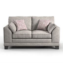 Furnishings For Less UK Hilliard Fullback Fabric 2 Seater Sofa Mist - thumbnail 4