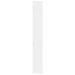 Berkfield Slim Storage Cabinet White 30X42.5X225 Cm Engineered Wood - thumbnail 4
