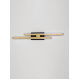 Luminosa Lighting Luminosa Antama Integrated Led Wall Lamp Sandy Black, Gold Triac Dimmable Led 12W 510Lm 3200K - thumbnail 3