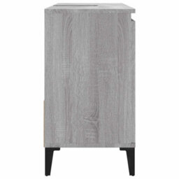 Walplus Bathroom Cabinet Grey Sonoma 65X33X60 Cm Engineered Wood - thumbnail 8