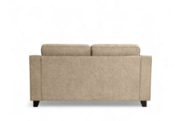 Soft Chenille Fabric Beige 2 Seater Sofa Nathan - High Back Cushions, Sprung Seat - Room Delivery - thumbnail 5