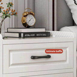2X Wooden Bedroom Bedside Cabinet Furniture Drawer Storage Nightstand Side Table - thumbnail 6