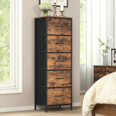 5 Drawers Lightweight Tall Chest Of Drawers - image 1