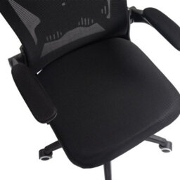 Black Ergonomic Office Chair High Back Mesh Desk Chair With Headrest Lumbar Support - thumbnail 5