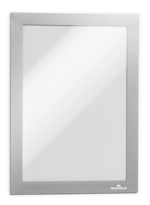 Durable Duraframe Magnetic Document Signage Frame For Metal - 5 Pack - A5 Black - image 1