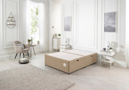 Somnior Beds Somnior 2Ft6 Millbank Ottoman Bed-Side Opening-Beige Plush - thumbnail 2