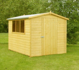 Shire Lewis Handmade Garden Shed Approx 10 X 8 Feet - thumbnail 1