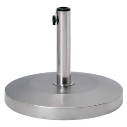Beliani Parasol Base Craveggia Silver Round 25 Kg