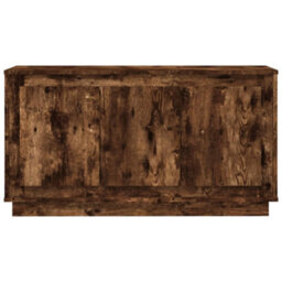 Berkfield Sideboard Smoked Oak 102X35X55 Cm Engineered Wood - thumbnail 5