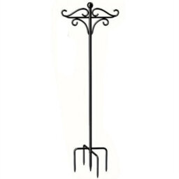 Bird Feeder Pole Stand Feeding Station Hanging 2 Hook Freestanding Outdoor 193Cm - thumbnail 1