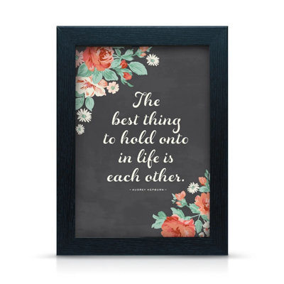 A4 Black Picture Frame Stylish Photo Frame For Wall Or Table Display  297X210mm - image 1