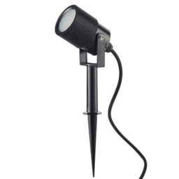 Luminosa Lighting Luminosa Triton Outdoor Floor Spike Frosted & Black Ip65 - thumbnail 2